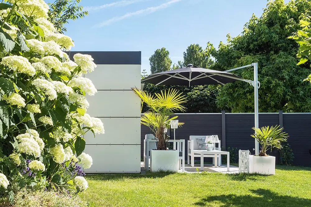 Gartenbereich des Hotels