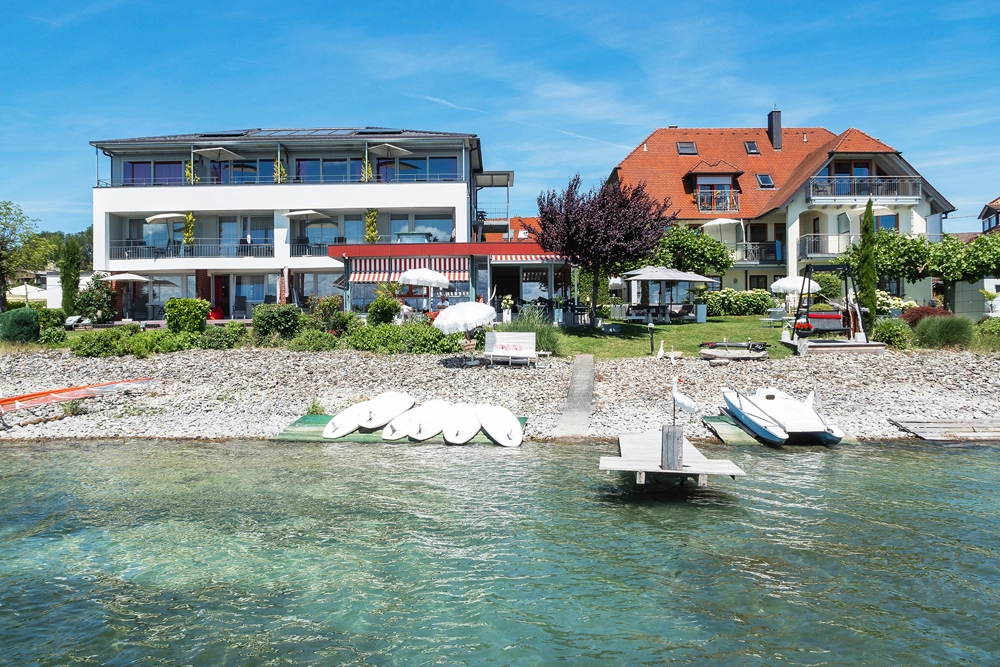 Außenansicht Strandhaus Eberle von beiden Häusern